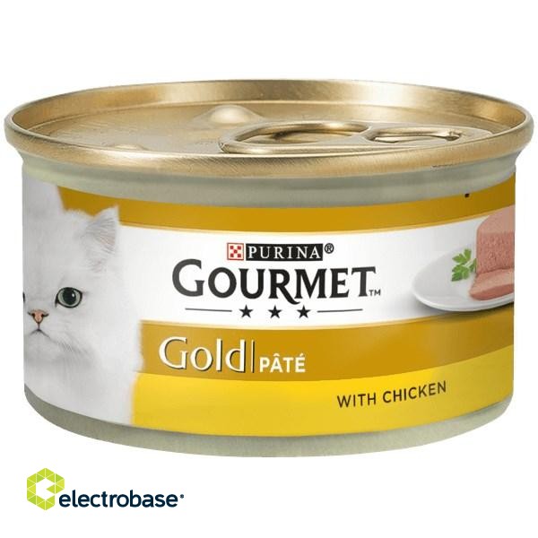 Purina Nestle Gourmet Gold - salmon and chicken - wet cat food -85 g image 1