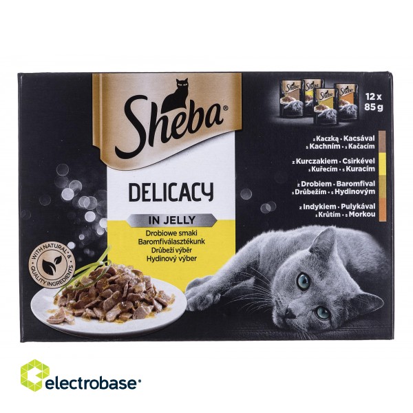 Sheba Delicacy in Jelly Chicken Flavours 12 x 85 g фото 2