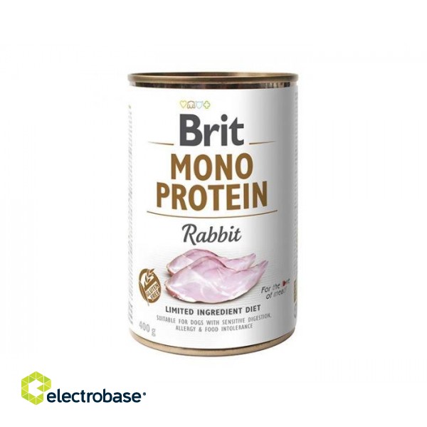 BRIT Mono Protein Rabbit - wet dog food - 400 g