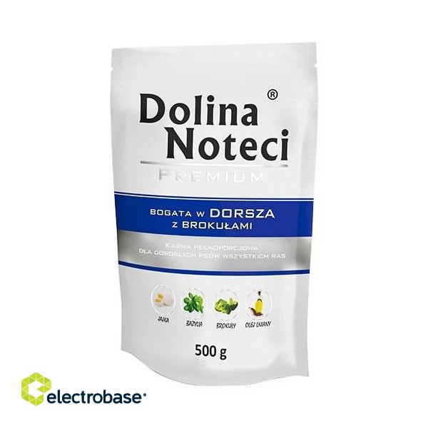 Dolina Noteci Premium rich in cod with broccoli - wet dog food - 500g