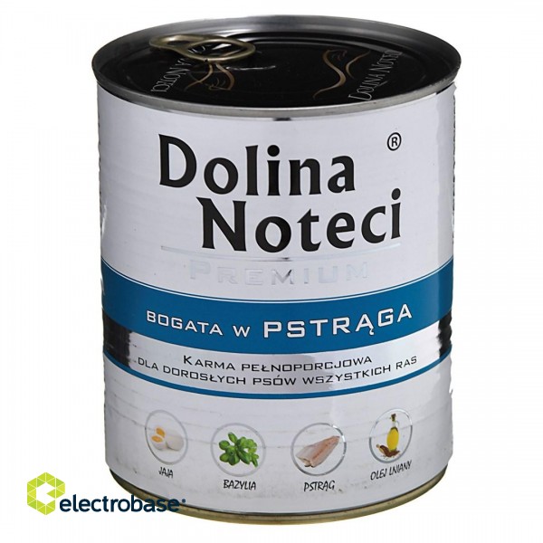 DOLINA NOTECI Premium Rich in trout - wet dog food - 800 g paveikslėlis 1