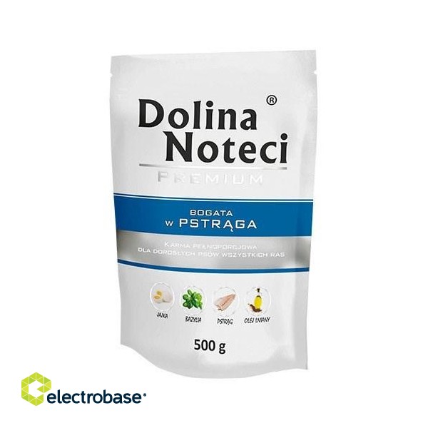 Dolina Noteci Premium rich in trout - wet dog food - 500g