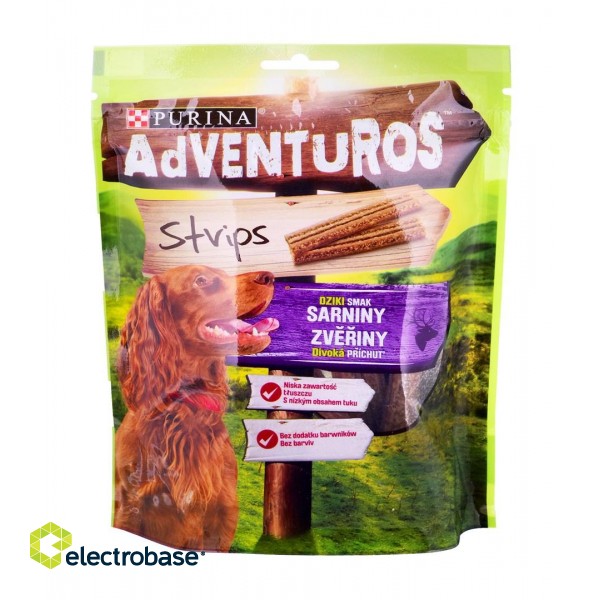 PURINA Adventuros Strips - dog treat - 90g image 1