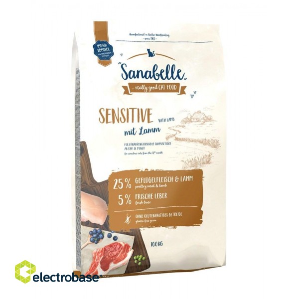 BOSCH Sanabelle Sensitive Lamb - dry cat food - 10 kg