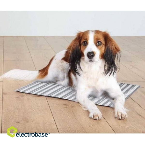 TRIXIE Cooling mat, M: 40 × 50 cm, White/Grey image 5