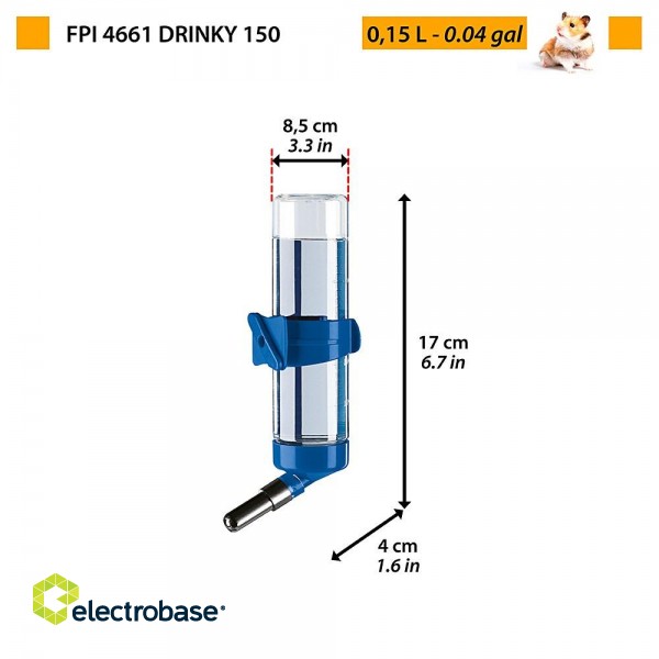 Drinks - Automatic dispenser for rodents - blue фото 2