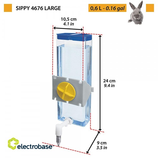 Sippy- Automatic container for rodents - large image 2