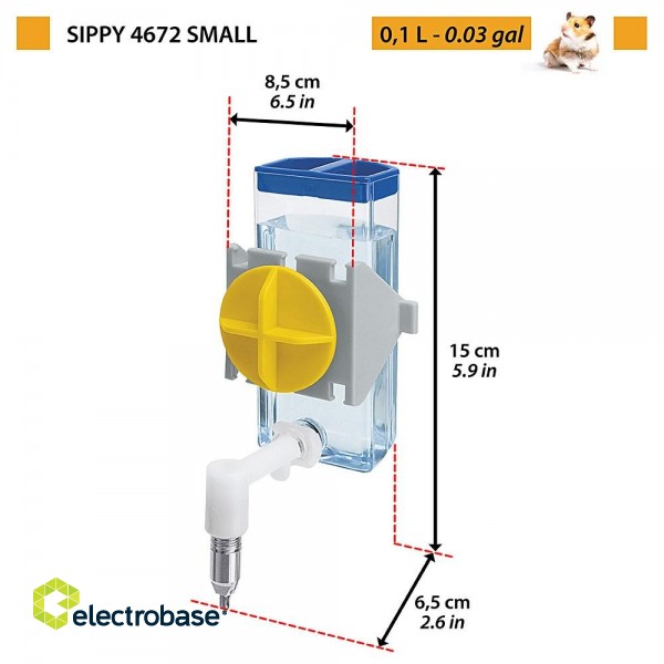 Sippy - Automatic feeder for rodents - small paveikslėlis 4