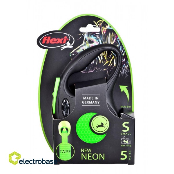 Flexi New Neon S 5 m Dog Retractable lead paveikslėlis 4