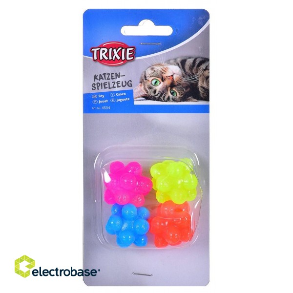 TRIXIE Set of bubble balls 3.5cm 4 pcs image 1