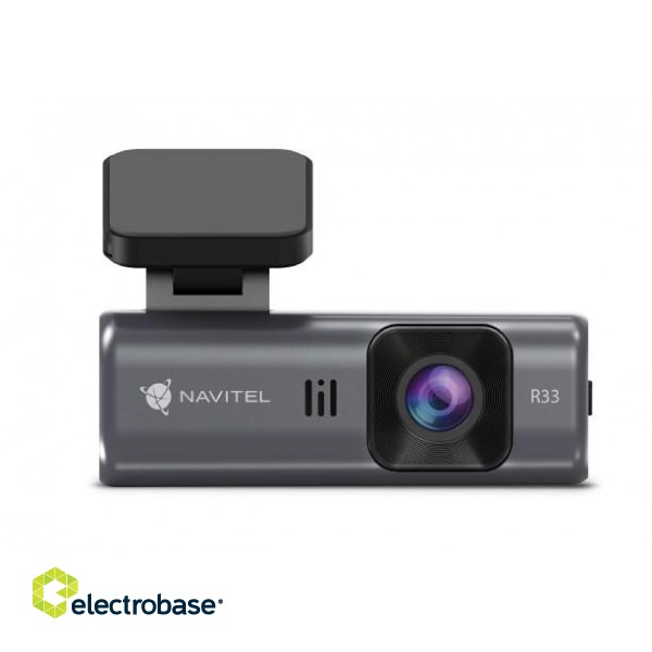 Navitel R33 dashcam Full HD Wi-Fi Battery, Cigar lighter Black paveikslėlis 2
