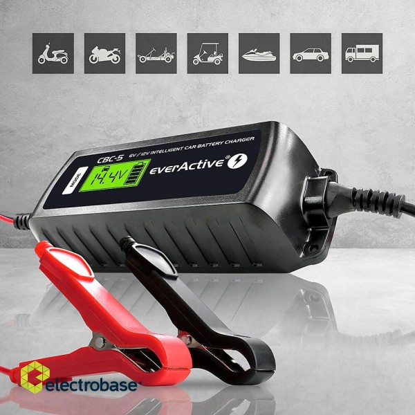 Car charger everActive CBC5 6V/12V фото 3