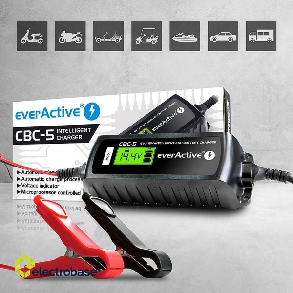 Car charger everActive CBC5 6V/12V фото 9
