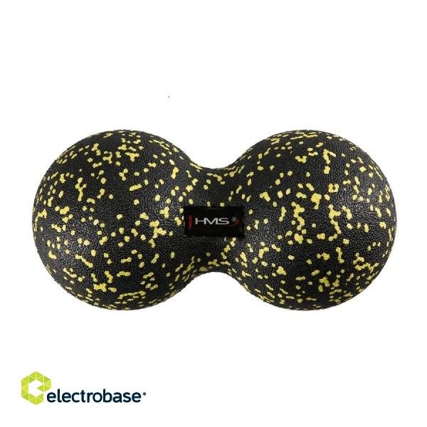 HMS FSBM04 massage set rollers and balls (4 pcs) black/yellow фото 9