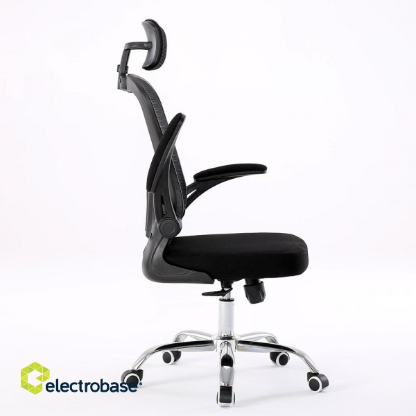 Topeshop FOTEL DORY CZERŃ office/computer chair Padded seat Mesh backrest фото 6