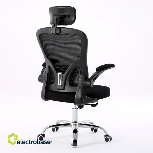 Topeshop FOTEL DORY CZERŃ office/computer chair Padded seat Mesh backrest фото 5