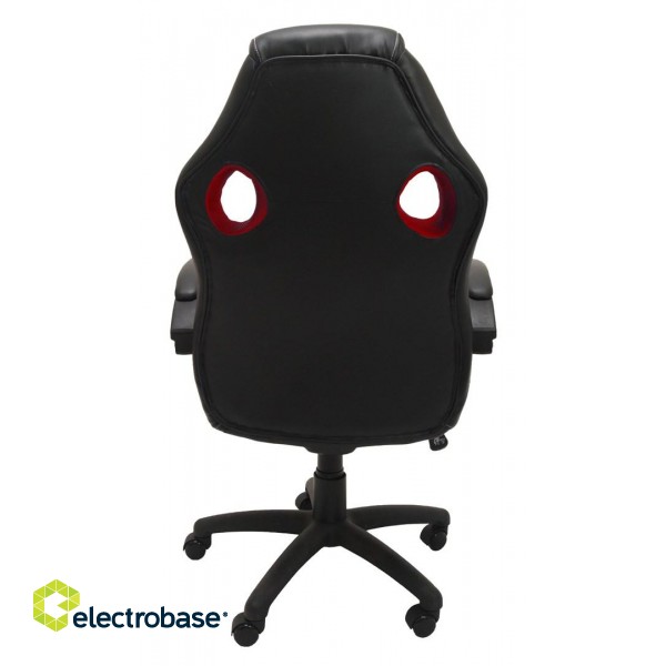 Topeshop FOTEL ENZO CZER-CZAR office/computer chair Padded seat Padded backrest image 4
