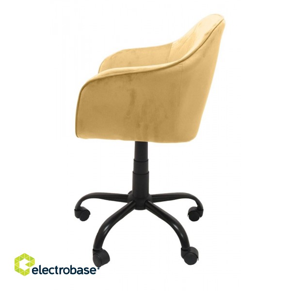 Topeshop FOTEL MARLIN ŻÓŁTY office/computer chair Padded seat Padded backrest image 3