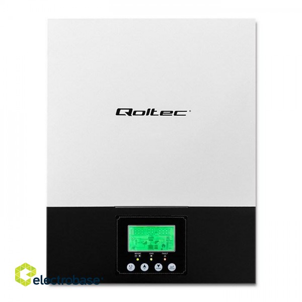Qoltec 53876 Hybrid Solar Inverter Off-Grid 2.4KW | 80A | MPPT | Sinus image 9