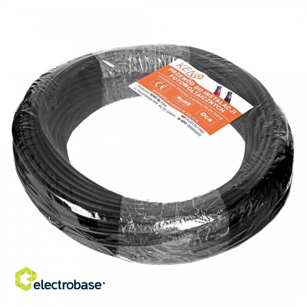 Keno Energy solar cable 4 mm² black, 50m фото 1