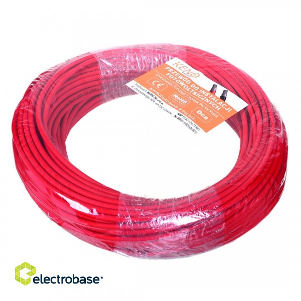 Keno Energy solar cable 4 mm² red, 50m image 1