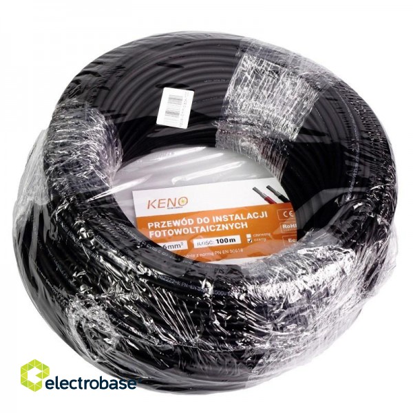 Keno Energy solar cable 6 mm² black, 100m