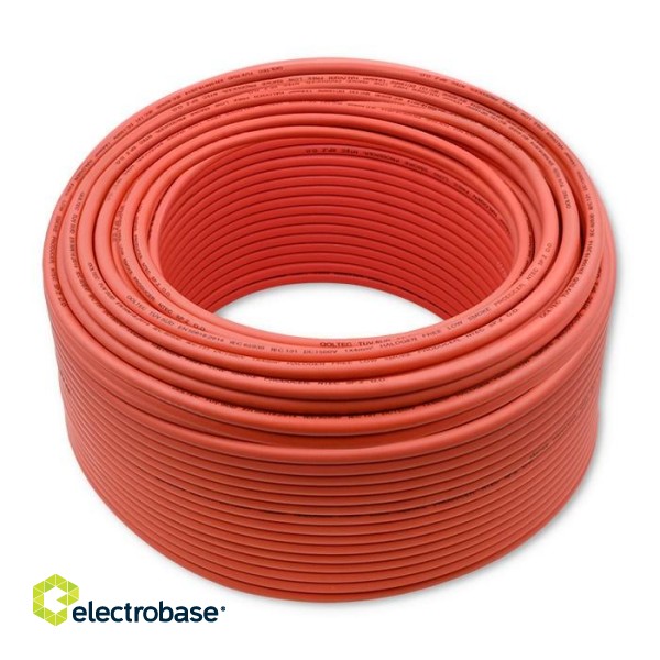 Qoltec 53850 Photovoltaic solar cable | 4mm² | 100m | red image 2