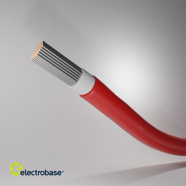 Qoltec 53852 Photovoltaic solar cable | 6mm² | 100m | red image 5