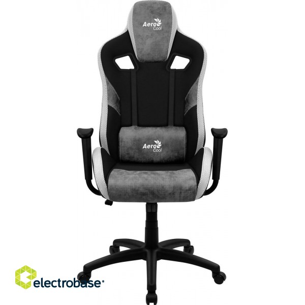 Aerocool COUNT AeroSuede Universal gaming chair Black, Grey image 1
