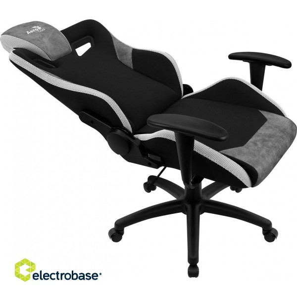 Aerocool COUNT AeroSuede Universal gaming chair Black, Grey image 6