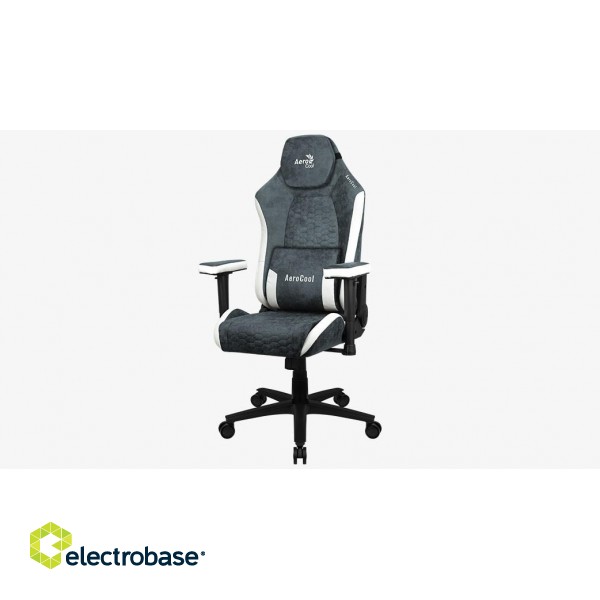 Aerocool Crown AeroSuede Universal gaming chair Padded seat Blue, Steel image 1