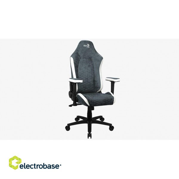 Aerocool Crown AeroSuede Universal gaming chair Padded seat Blue, Steel image 6