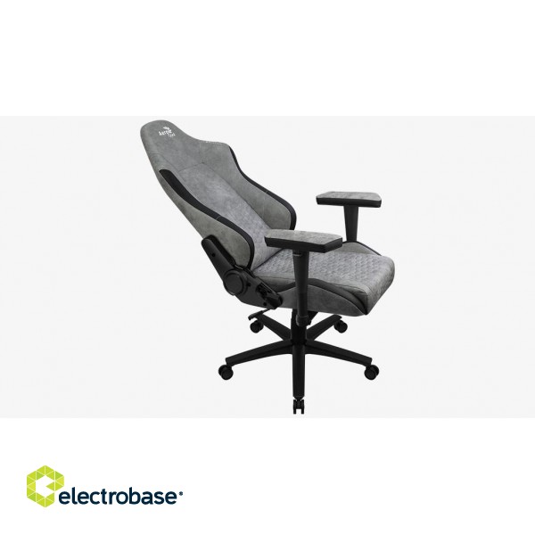 Aerocool Crown AeroSuede Universal gaming chair Padded seat Stone Grey фото 10