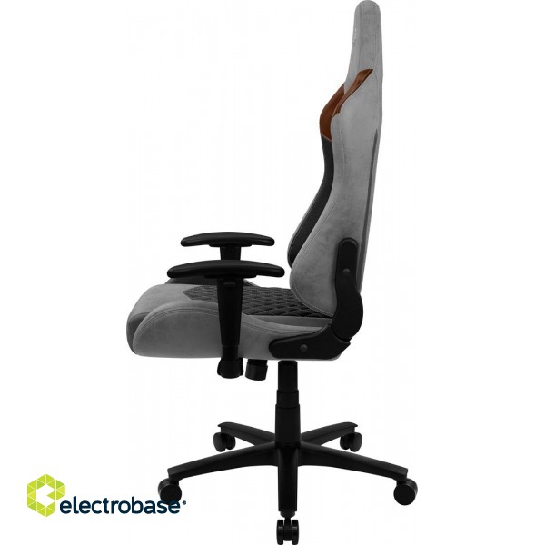 Aerocool DUKE AeroSuede Universal gaming chair Black, Brown, Grey image 4