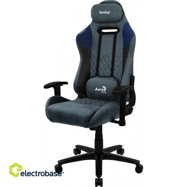 Aerocool DUKE AeroSuede Universal gaming chair Black,Blue paveikslėlis 3