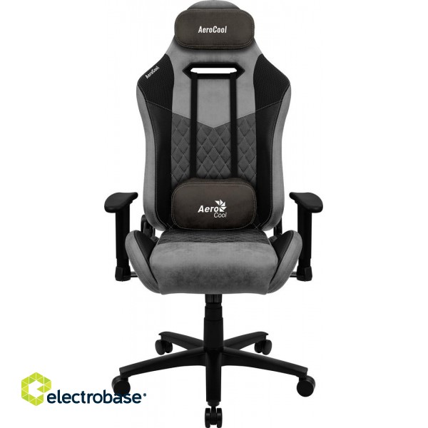 Aerocool DUKE AeroSuede Universal gaming chair Black,Grey paveikslėlis 1