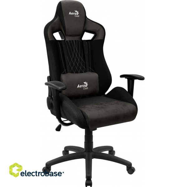 Aerocool EARL AeroSuede Universal gaming chair Black paveikslėlis 2