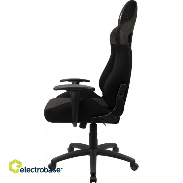 Aerocool EARL AeroSuede Universal gaming chair Black image 4