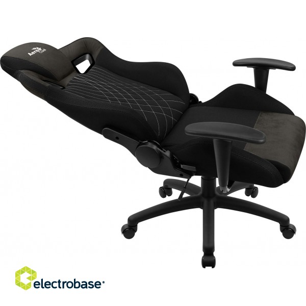 Aerocool EARL AeroSuede Universal gaming chair Black paveikslėlis 6