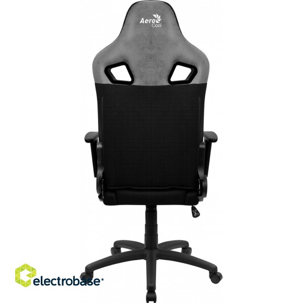 Aerocool EARL AeroSuede Universal gaming chair Black, Grey paveikslėlis 7