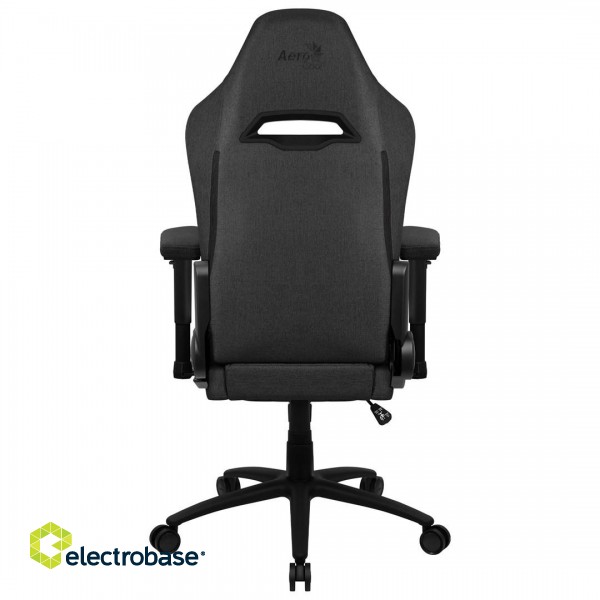 Aerocool ROYALASHBK Premium Ergonomic Gaming Chair Legrests Aeroweave Technology Black image 5
