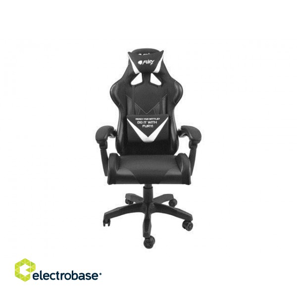 FURY GAMING CHAIR AVENGER L BLACK AND WHITE фото 6