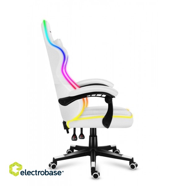 Gaming chair - Huzaro Force 4.4 RGB White image 5