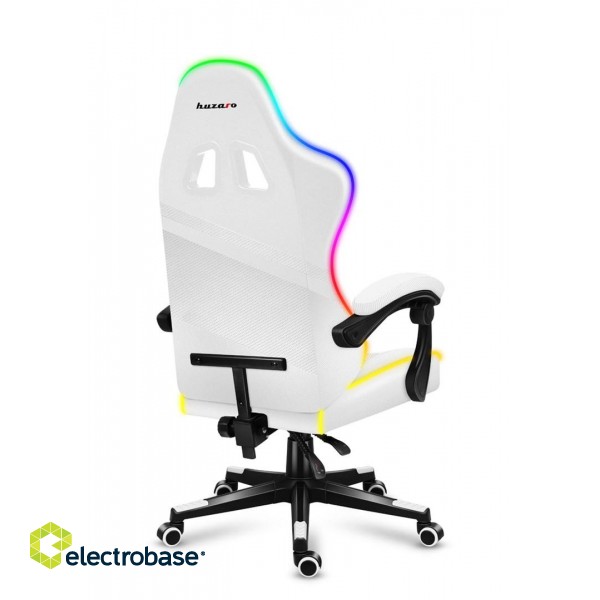 Gaming chair - Huzaro Force 4.4 RGB White image 6