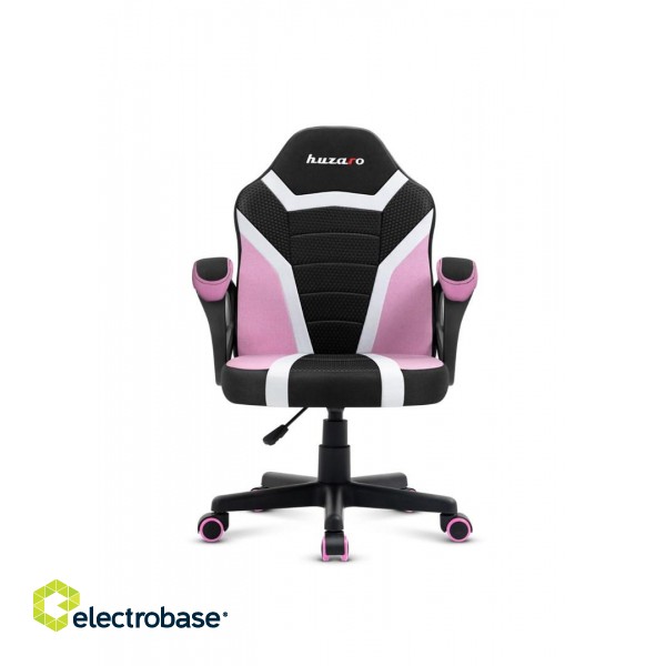 Gaming chair for children Huzaro Ranger 1.0 Pink Mesh paveikslėlis 5
