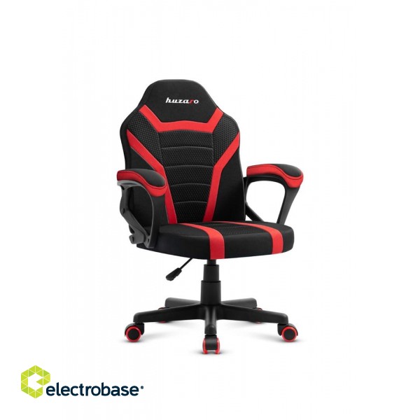 Gaming chair for children Huzaro Ranger 1.0 Red Mesh, black, red paveikslėlis 4