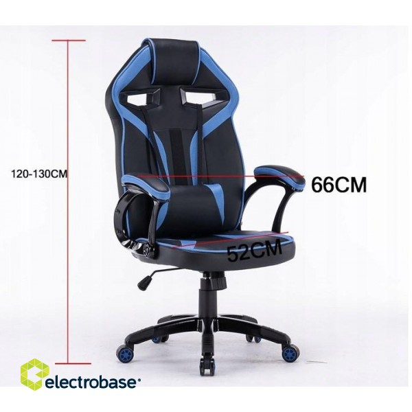 Gaming swivel chair DRIFT, blue paveikslėlis 1