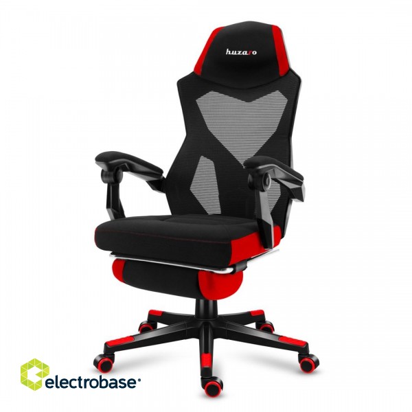 Huzaro Combat 3.0 Gaming armchair Mesh seat Black, Red image 2