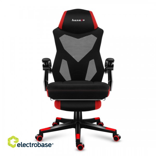 Huzaro Combat 3.0 Gaming armchair Mesh seat Black, Red paveikslėlis 5