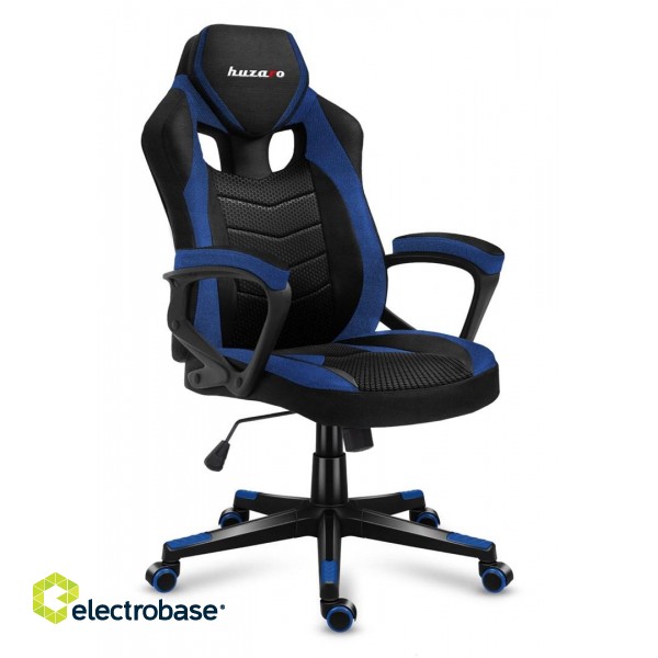 Huzaro FORCE 2.5 BLUE MESH Gaming armchair Mesh seat Black, Blue image 3
